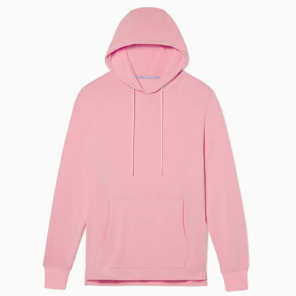Jambys Lightweight French Terry House Hoodie Flamingo Pink Large L Comfortable